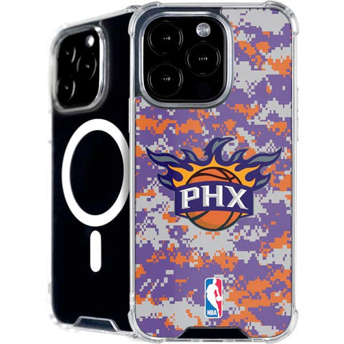 NBA Phoenix Suns Digi Camo iPhone 16 Pro MagSafe Case